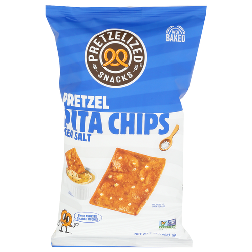 Pretzelized Snacks Sea Salt Pretzel Pita Chips - 7 Ounce Image 1 of 4