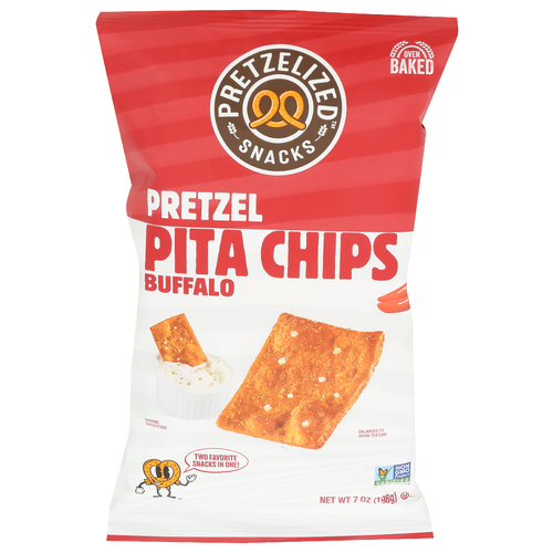 Pretzelized Snacks Buffalo Pretzel Pita Chips - 7 Ounce Image 1 of 4