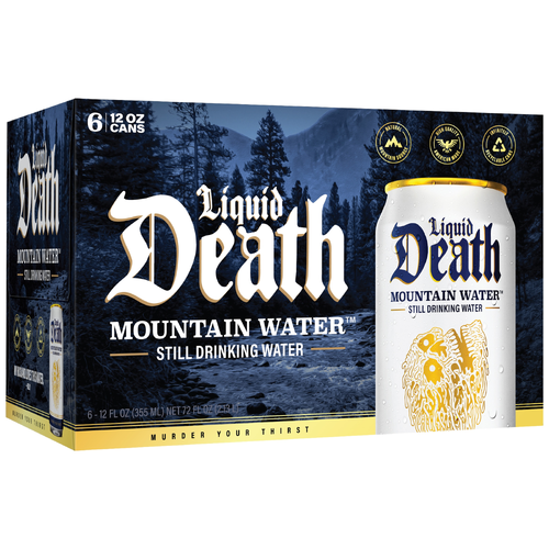 Liquid Death Mountain Still Water 6pk - 12 Fluid Ounce - 6 Count