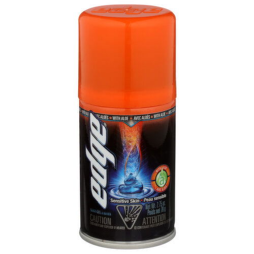 Edge Travel Size Shave Gel Sensitive Skin - 2.75 Ounce