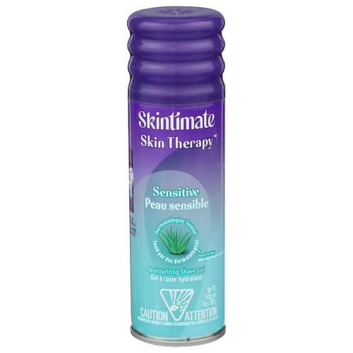 Skintimate Skin Therapy With Aloe, Olive Butter, And Vitamin e Shave Gel - 7 Ounce