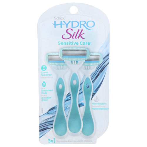 Schick Hydro Slik Silk - 3 Count