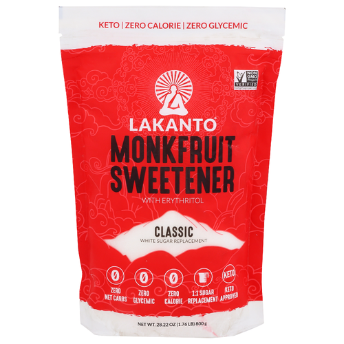 Lakanto Monkfruit Monk Fruit Sweetener Classic - 28.22 Ounce