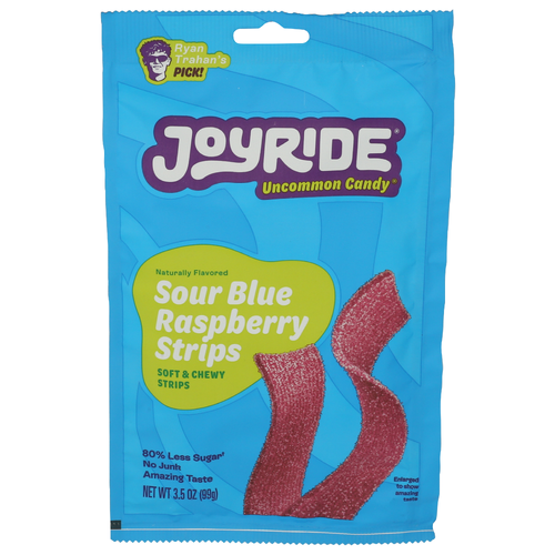 Joyride Blue Raspberry Sour Strips B Rasp L Sgr - 3.5 Ounce Image 1 of 4
