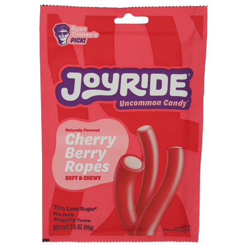 Joyride Cherry Berry Chewy Ropes Brry Lw Sgr - 3.5 Ounce Image 1 of 4
