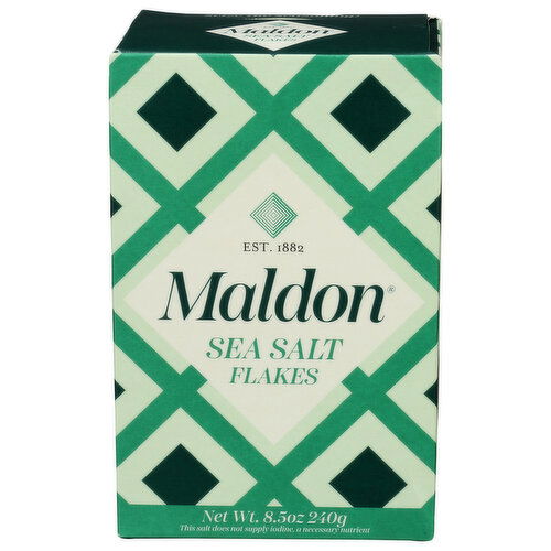 Maldon Original Flaked Flakes Crystal Sea Salt - 8.5 Ounce