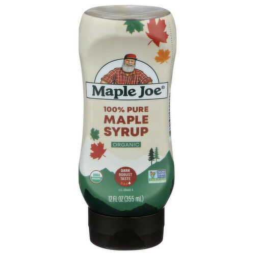 MAPLE JOE Organic Pure Syrup - 12 Fluid Ounce