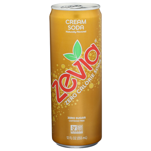 Zevia Zero Calorie Soda Cream - 12 Fluid Ounce - 1 Count