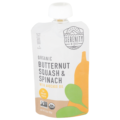 Serenity Kids Butternut Squash & Spinach - 3.5 Ounce