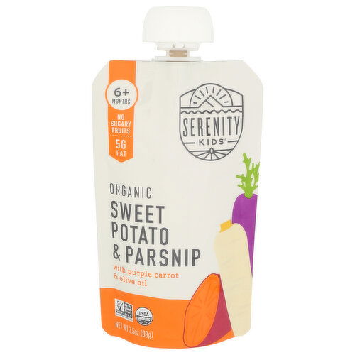 Serenity Kids Pouch Organic Sweet Potat - 3.5 Ounce