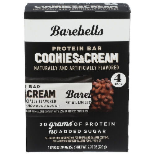 Barebells Cookies And Cream - 1.94 Ounce - 4 Count