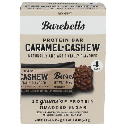 Barebells Carmel Cashew - 1.94 Ounce - 4 Count