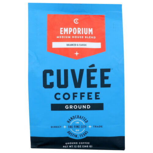 Cuvee Coffee Emporium Blend Ground - 12 Ounce