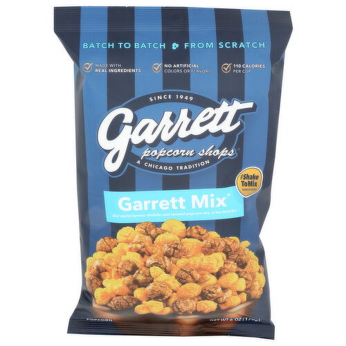 GARRETT POPCORN SHOPS Cheesecorn & Caramelcrisp Mix - 6 Ounce