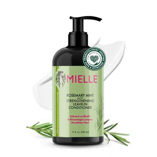 Mielle Rosemary Mint Strengthening Leave-In Conditioner - 12 Fluid Ounce