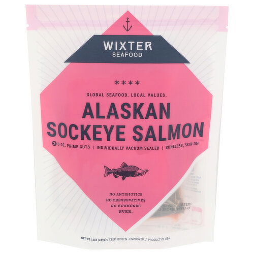 Wixter Seafood Alaskan Sockeye Salmon - 6 Ounce - 2 Count