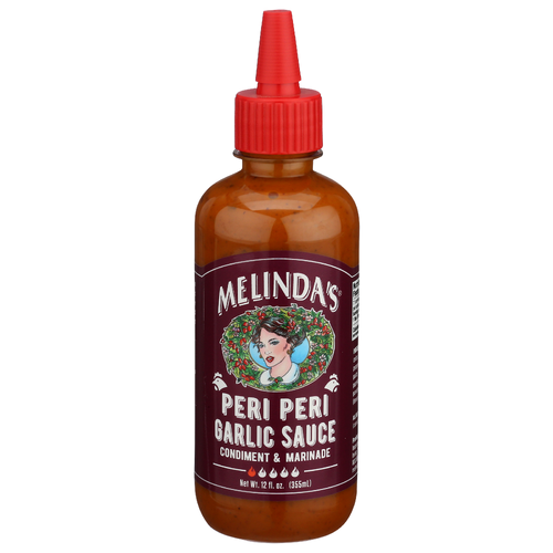 Melinda's Peri Garlic Sauce Condiment & Marinade - 12 Fluid Ounce