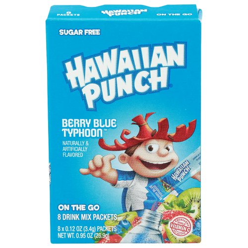 Hawaiian Punch Drink Mix Packets - 0.119 Ounce - 8 Count