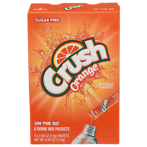 Crush Orange Drink Mix - 0.09 Ounce - 6 Count