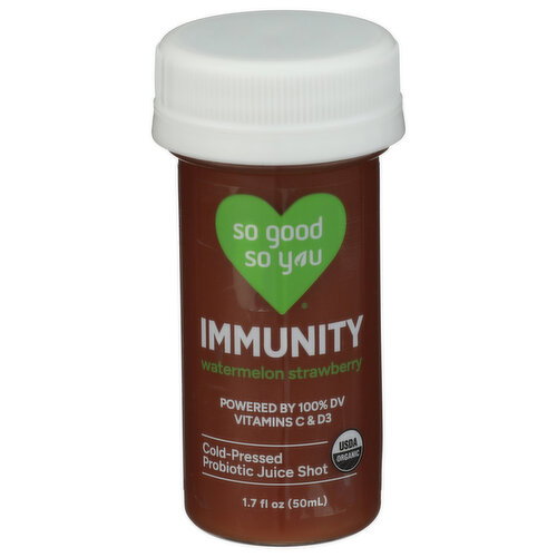 Immunity Watermelon Strawberry Probiotic Juice Shot - 1.7 Fluid Ounce Image 1 of 4