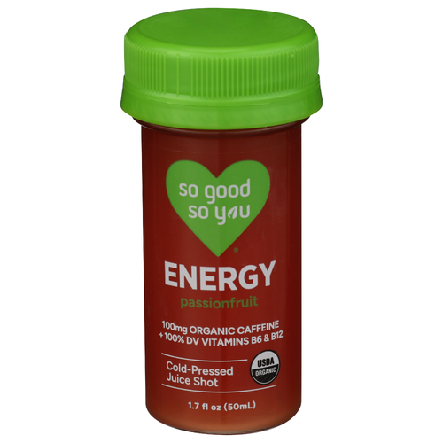 So Good So You Energy Passionfruit Probiotic Juice Shot - 1.7 Fluid Ounce Image 1 of 4