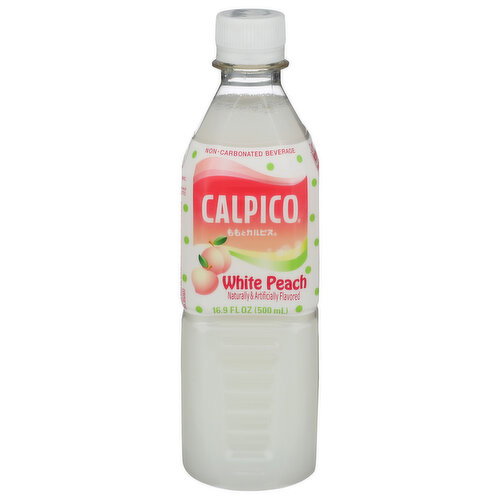 Calpico White Peach Non Carbonated Japanese Soft Drink - 16.9 Fluid Ounce Image 1 of 4