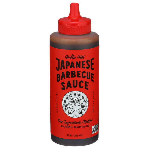 BACHAN's Hot Hella Japanese Barbecue Sauce - 15.5 Ounce