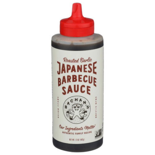 BACHAN's Hot Roasted Garlic Barbecue Sauce - 17 Ounce