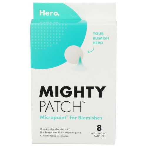 Hero. Mighty Patch Blemish Patches - 8 Count Image 1 of 3