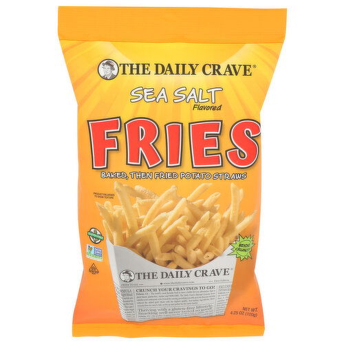 The Daily Crave Sea Salt Crunchy Fries - 4.25 Ounce