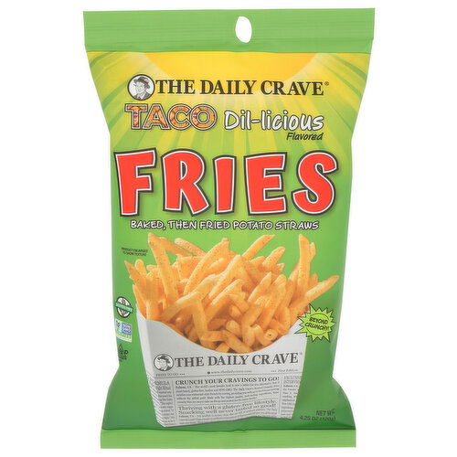 The Daily Crave Taco Dil-Licious Crunchy Fries - 4.25 Ounce
