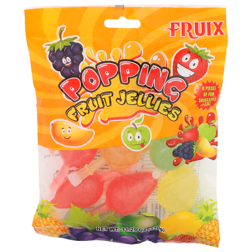 Fruix Popping Fruit Jellies - 1.411 Ounce - 8 Count Image 1 of 4