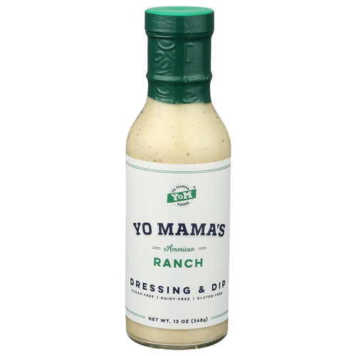 Yo Mama's Foods American Ranch Salad Dressing And Dip - 13 Ounce