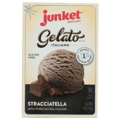 Junket Gelato Mix Stracciatella - 4 Ounce
