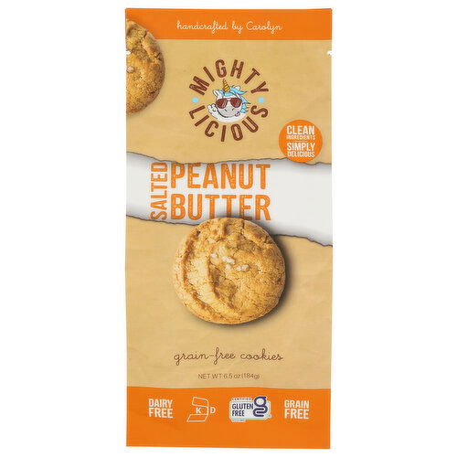 MIGHTYLICIOUS Cookie Peanut Butter - 6.5 Ounce