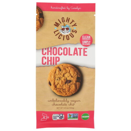 MIGHTYLICIOUS Cookie Chocolate Chip - 6.5 Ounce