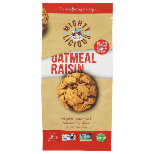 MIGHTYLICIOUS Cookie Oatmeal Raisin - 6.5 Ounce