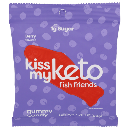 Kiss My Keto Fish Friends Gummies - 1.76 Ounce