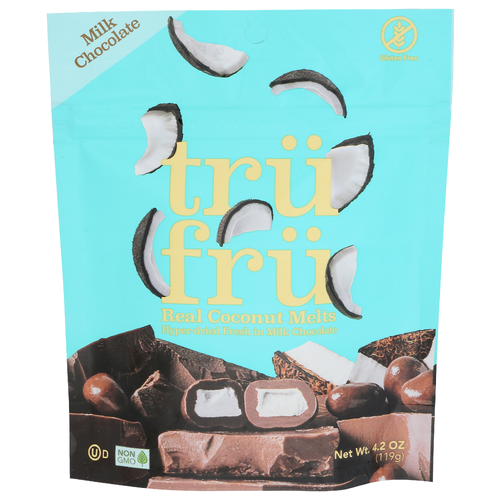 TRU FRU INDULGE ON THE GO Real Ccnt Melts Mlk Choc - 4.2 Ounce