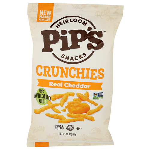 Pipcorn Heirloom Snacks Cheddar Baked Crunchies - 7 Ounce Image 1 of 4