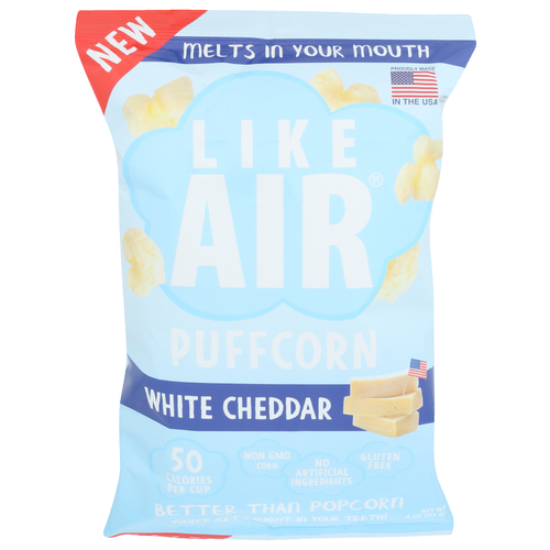 Like Air White Cheddar Baked Puffcorn - 4 Ounce Image 1 of 4
