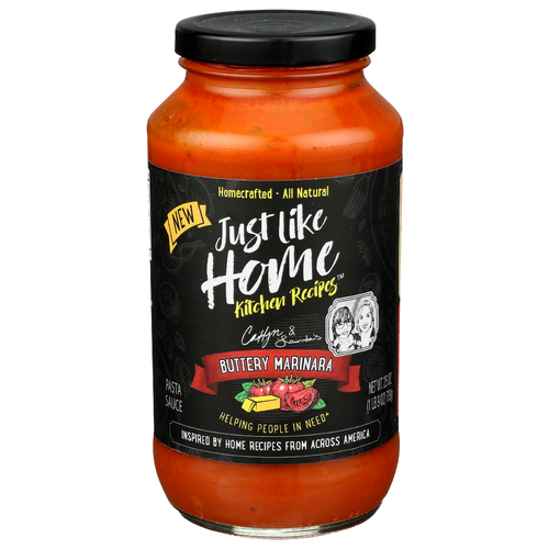 Just Like Home Pasta Sauce Buttery Marinara - 25 Ounce