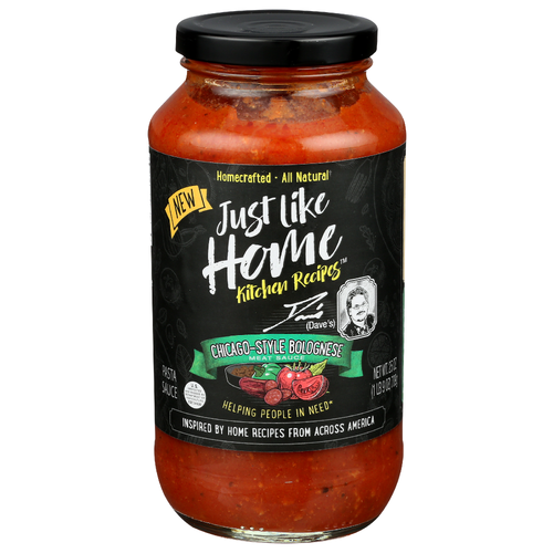 Just Like Home Pasta Sauce Chicago-Style Bolognese - 25 Ounce