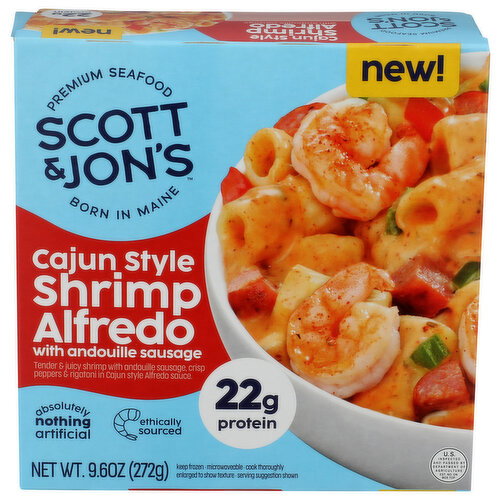 SCOTT & JON'S Cajun-Style Alfredo with Shrimp Bowl - 9.6 Ounce Image 1 of 4