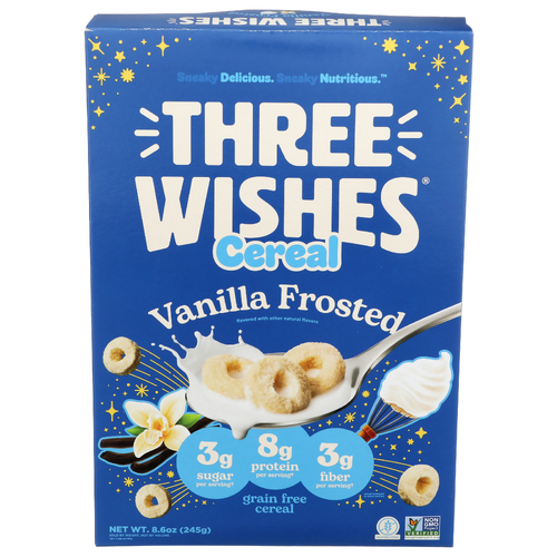 Three Wishes Frosted Grain Free Cereal - 8.6 Ounce