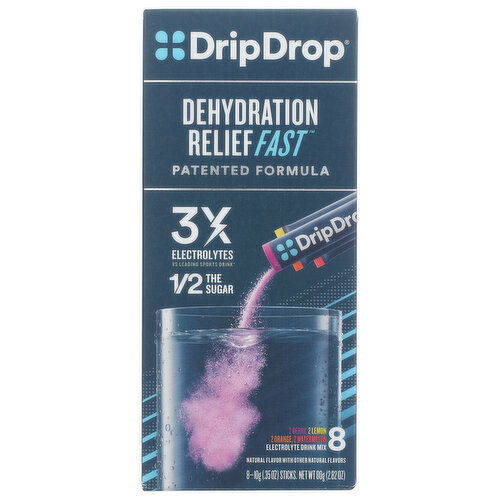 Drip Drop Ors Hydration Bold Varty - 0.353 Ounce - 8 Count