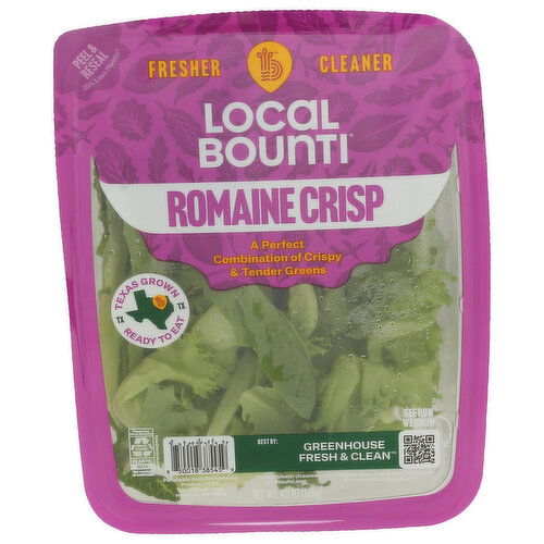 LOCAL BOUNTI Romaine Crisp Baby Leaf - 4.5 Ounce