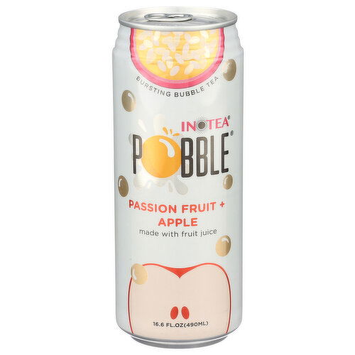 Inotea Passion Fruit + Apple Tea Pobble - 16.6 Fluid Ounce