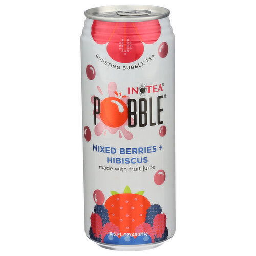 Inotea Mixed Berries + Hibiscus Tea Pobble - 16.6 Fluid Ounce