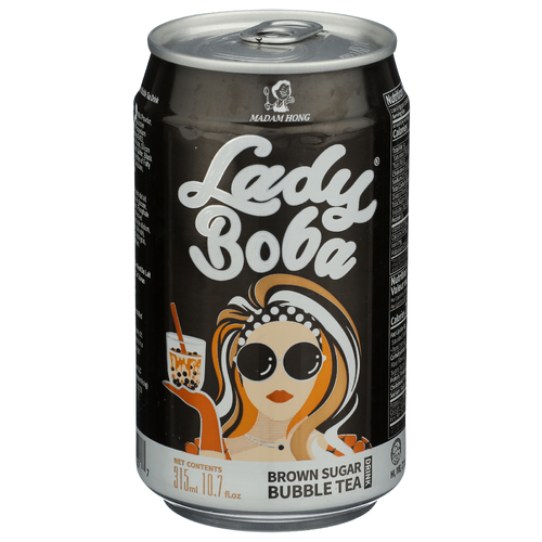 Lady Boba Brown Sugar Rtd Shelf Stable Bubble Tea - 315 ml